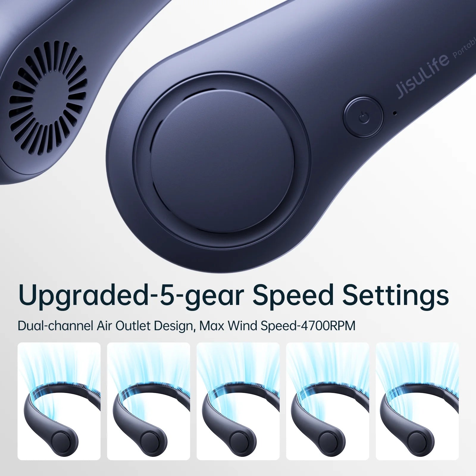 AeroChill™ 2.0 5-Speed Hands-Free Neck Fan