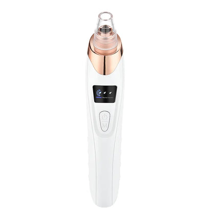 2026 Newest Blackhead Remover Pore Vacuum USB Rechargeable Blackhead Extractor with 4 Replacement Tips for Effective Skin Care Heat Compression Leg Massager Skincare Gadgets